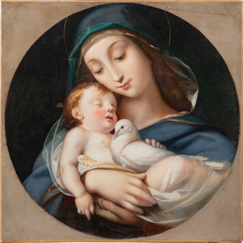 Virgin and Child with a dove — Raymond Balze