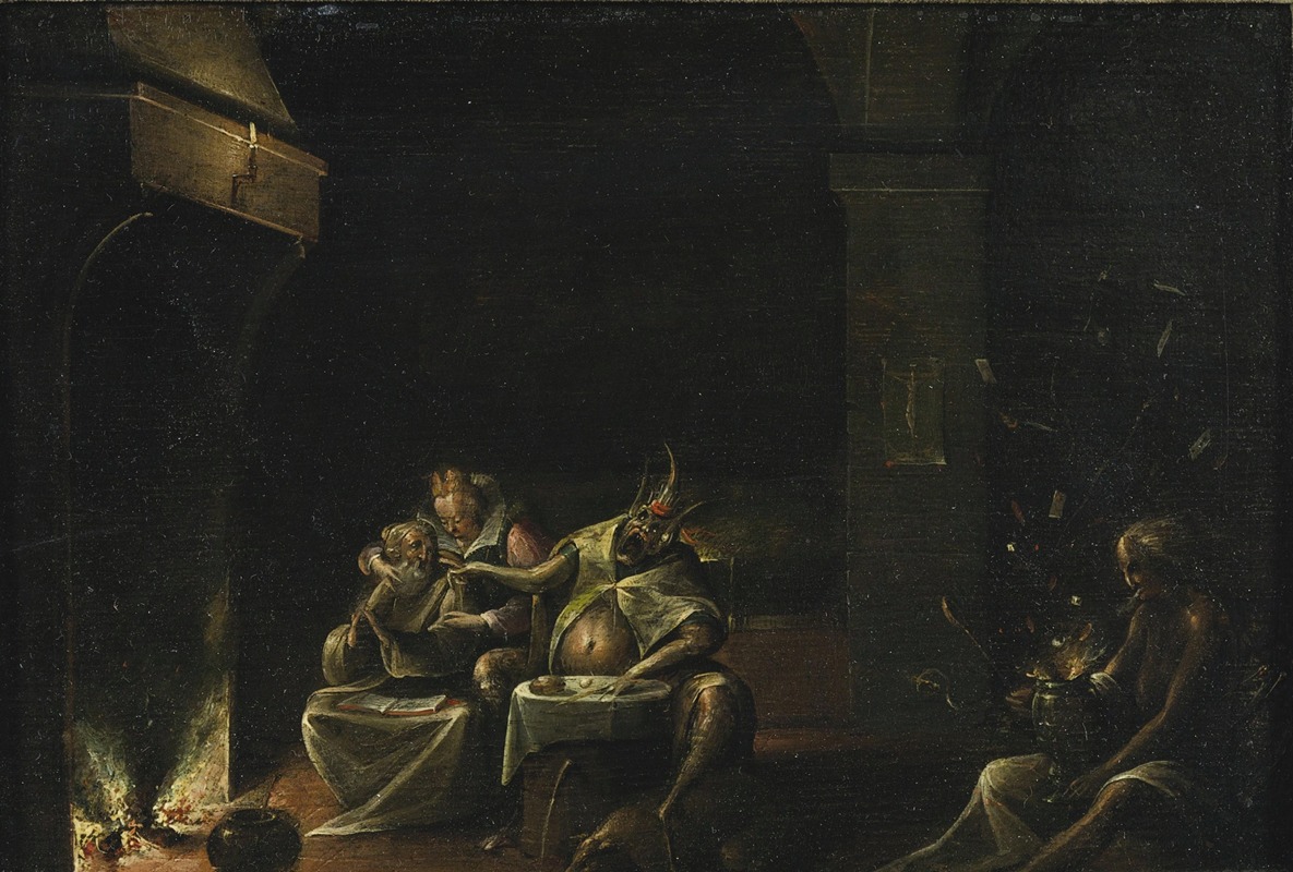 The Temptation of St. Jerome — Хендрик ван Стенвейк Младший