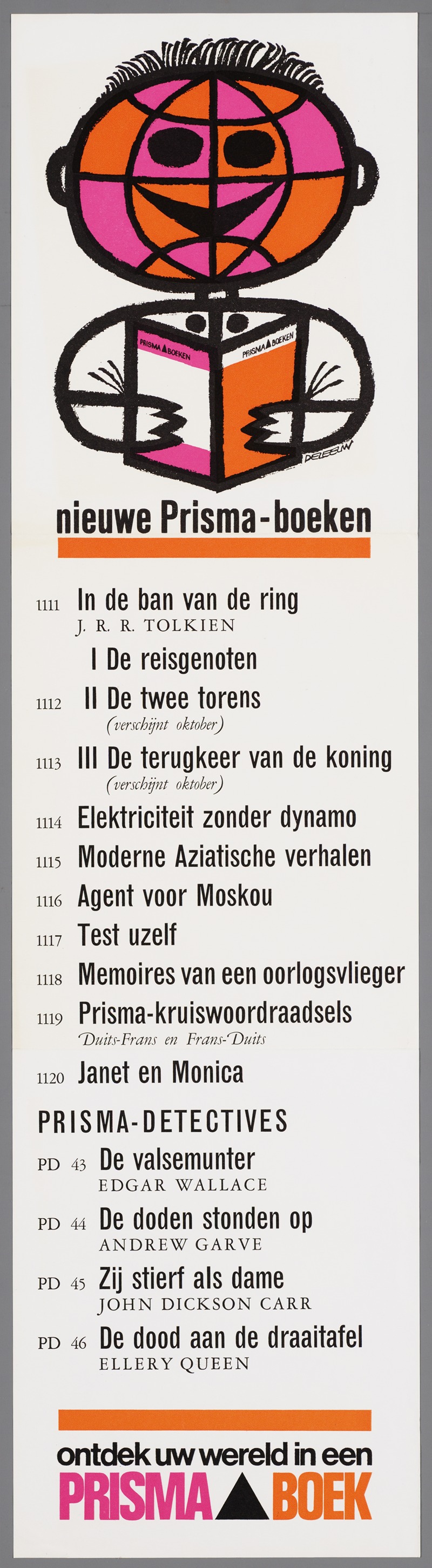 nieuwe Prisma-boeken by De Leeuw, 1965 — digital art print download
