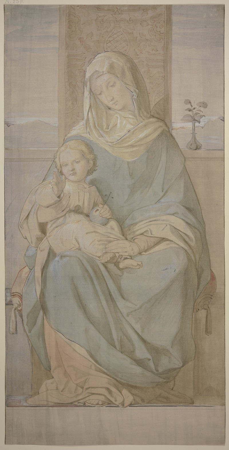 Madonna by Эдуард фон Штайнле — digital art print download