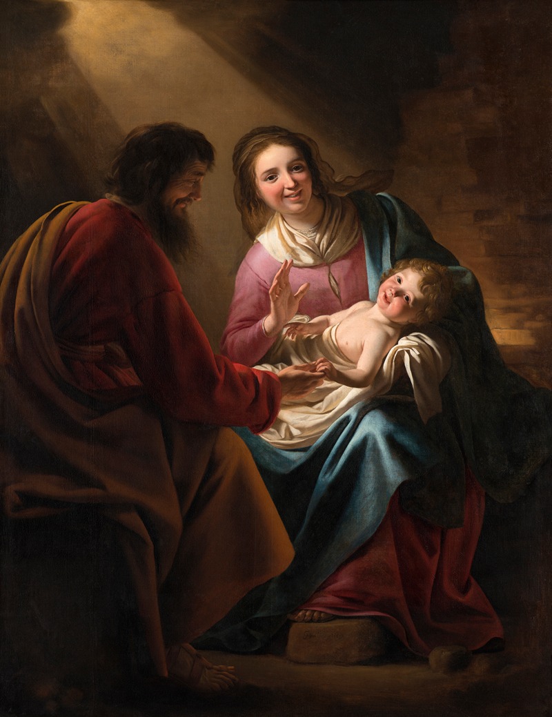 The Holy Family — Gerard van Honthorst