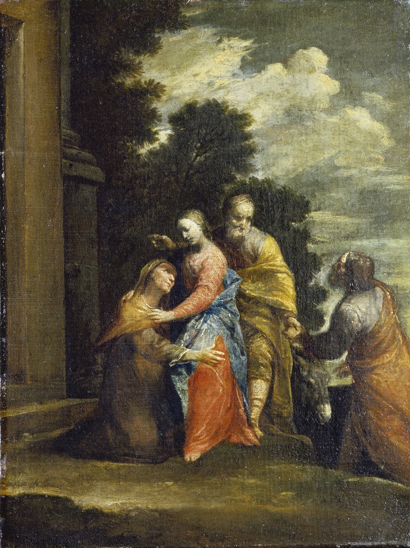 The Visitation by Джузеппе Мария Крепси — digital art print download