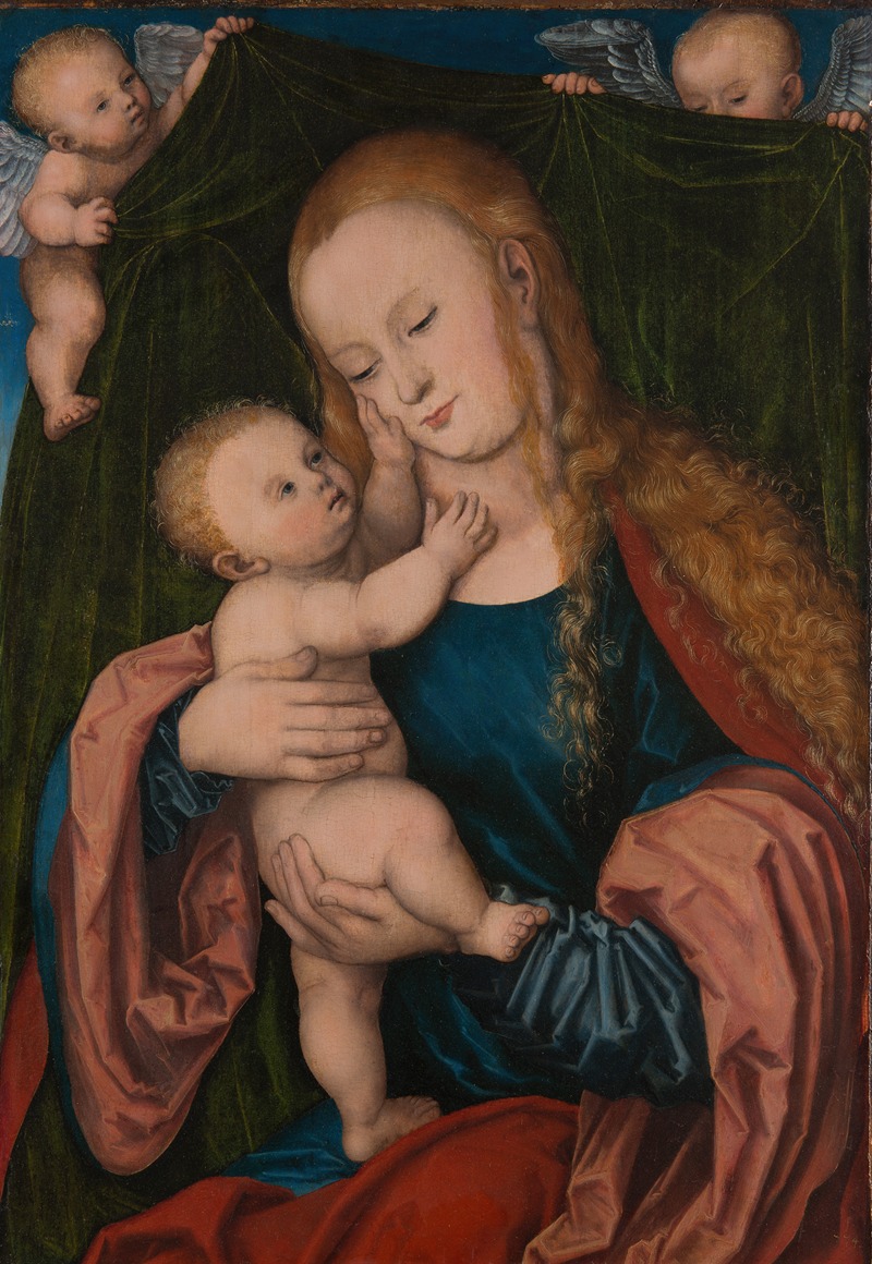 Madonna and Child by Лука Кранах Старший — digital art print download