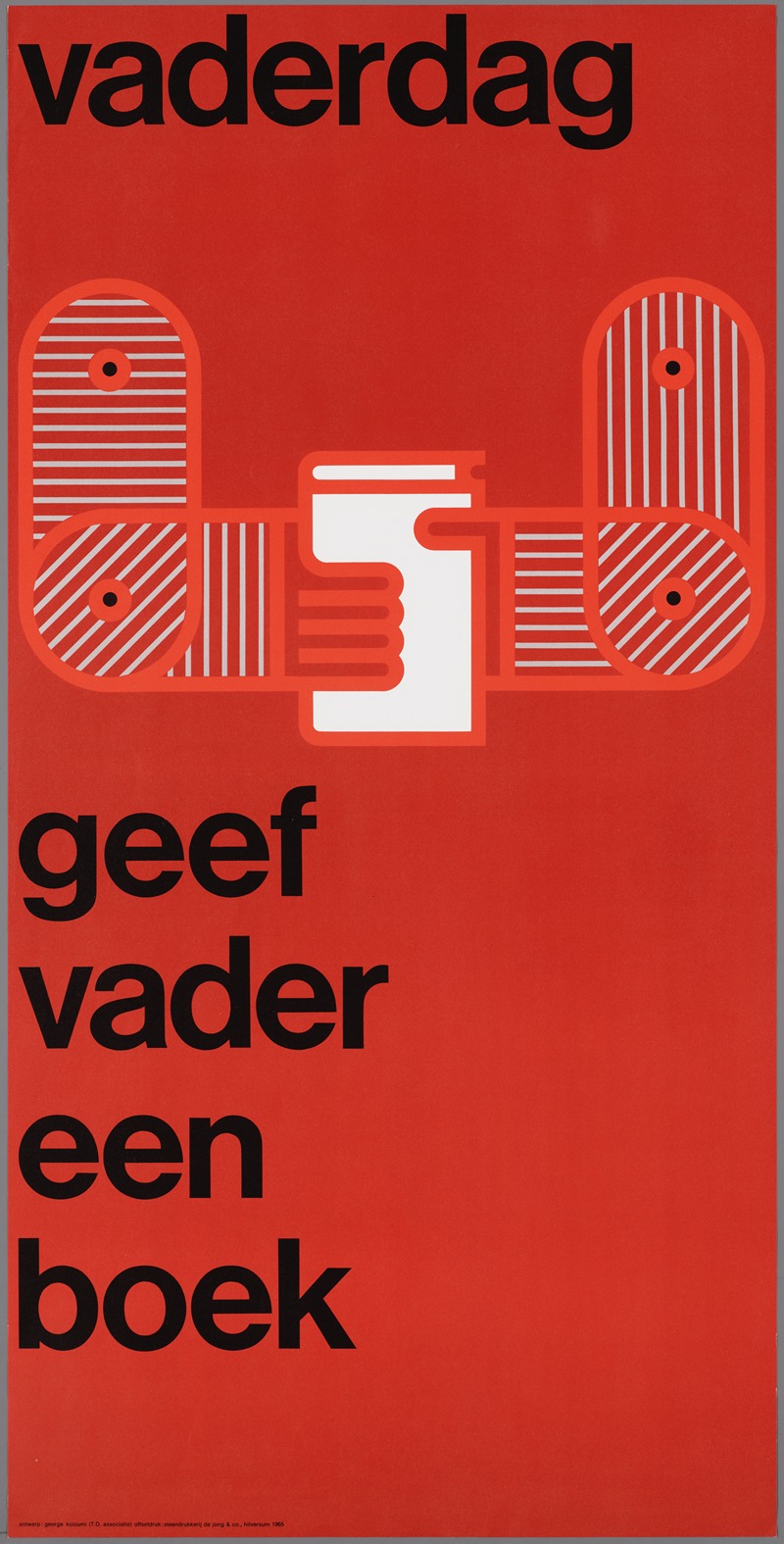 vaderdag ; geef vader een boek by George Koizumi, 1965 — digital art print download