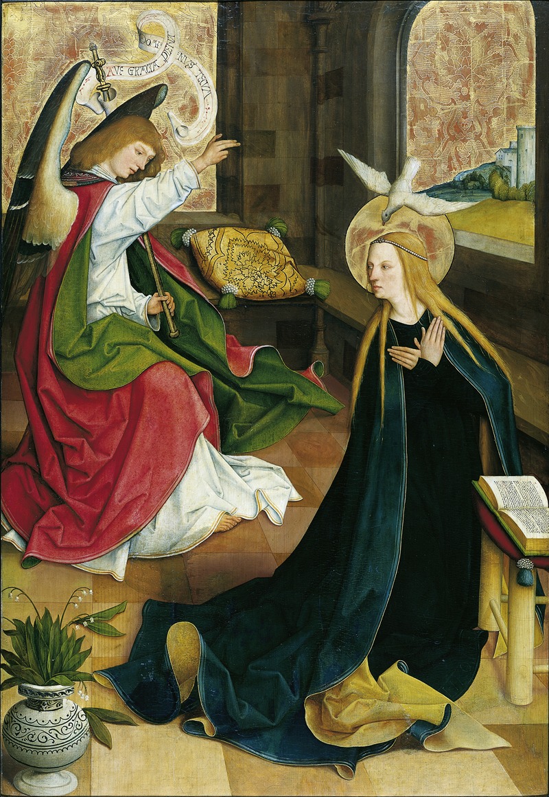 The Annunciation by Master Of The Pfullendorf Altar — digital art print download