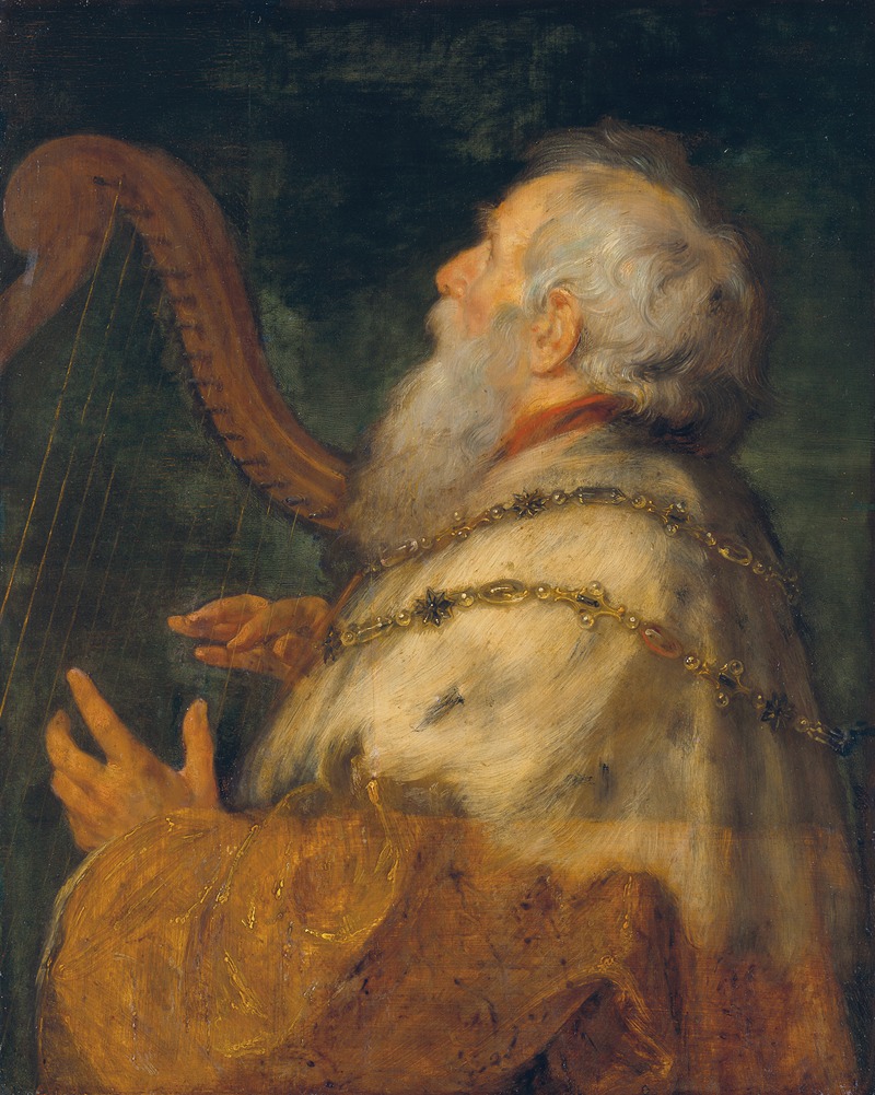 King David Playing the Harp by Петер Пауль Рубенс — digital art print download
