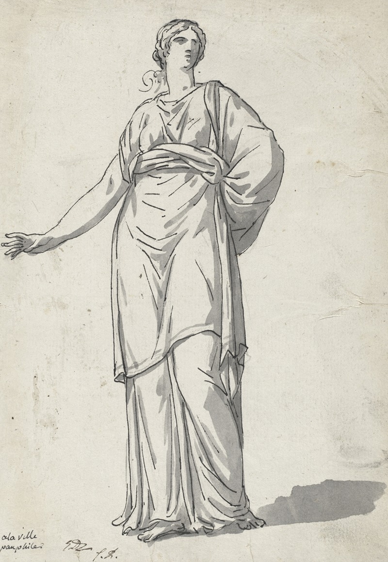 Woman from the Villa Pamphili — Jacques Louis David