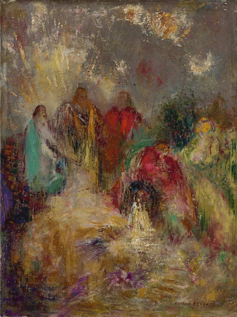 Le Christ et ses disciples by Одилон Редон — digital art print download