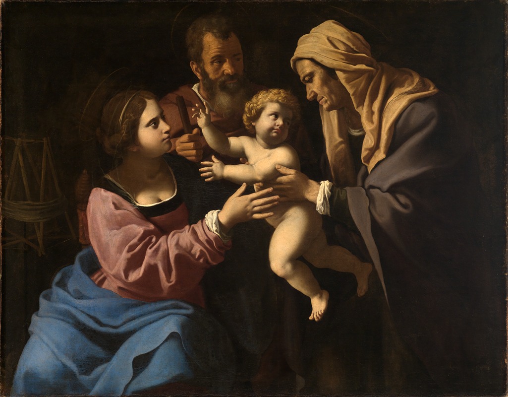 Heilige Familie by Antiveduto Gramatica — digital art print download