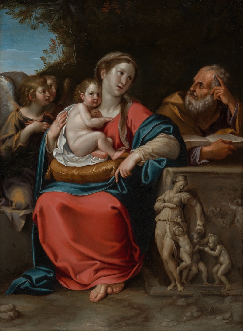 Rast auf der Flucht nach Ägypten — Francesco Albani