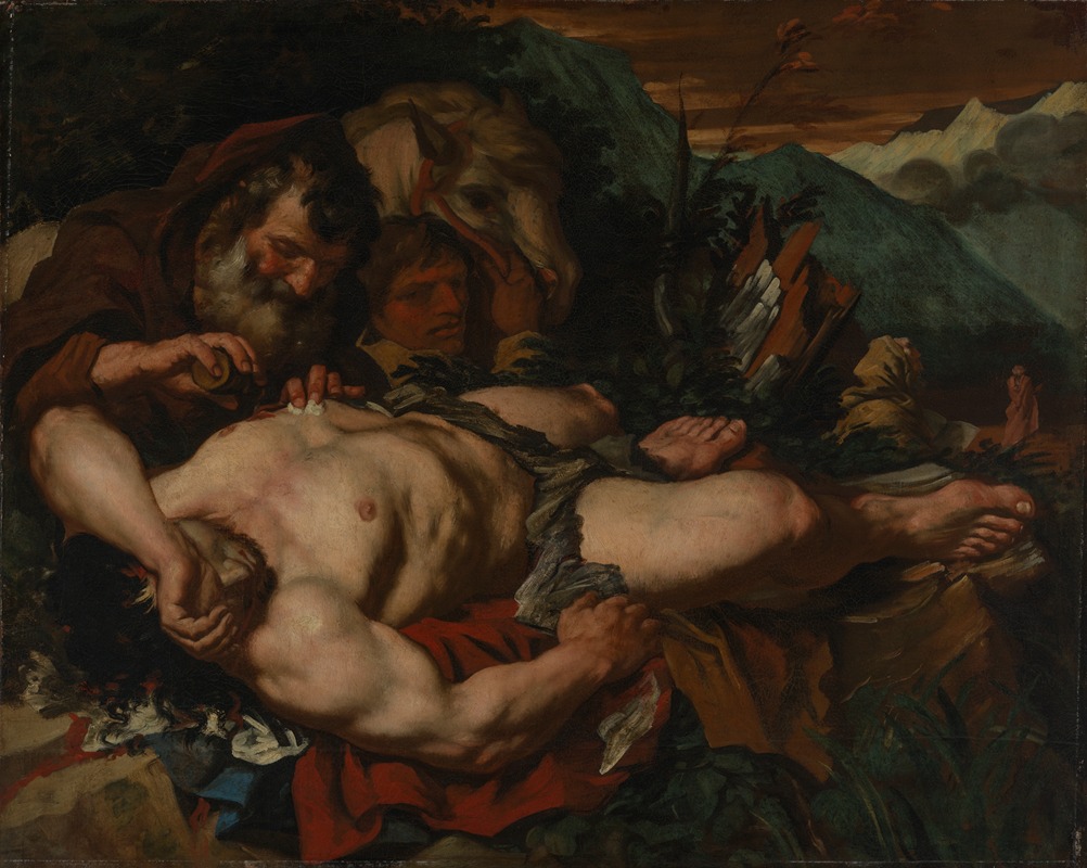 The Good Samaritan by Джованни Баттиста Лангетти — digital art print download