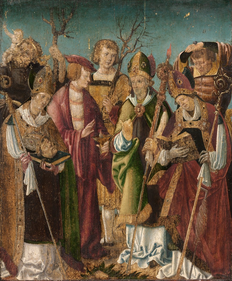 Sieben heilige Nothelfer by Hans Burgkmair The Elder — digital art print download