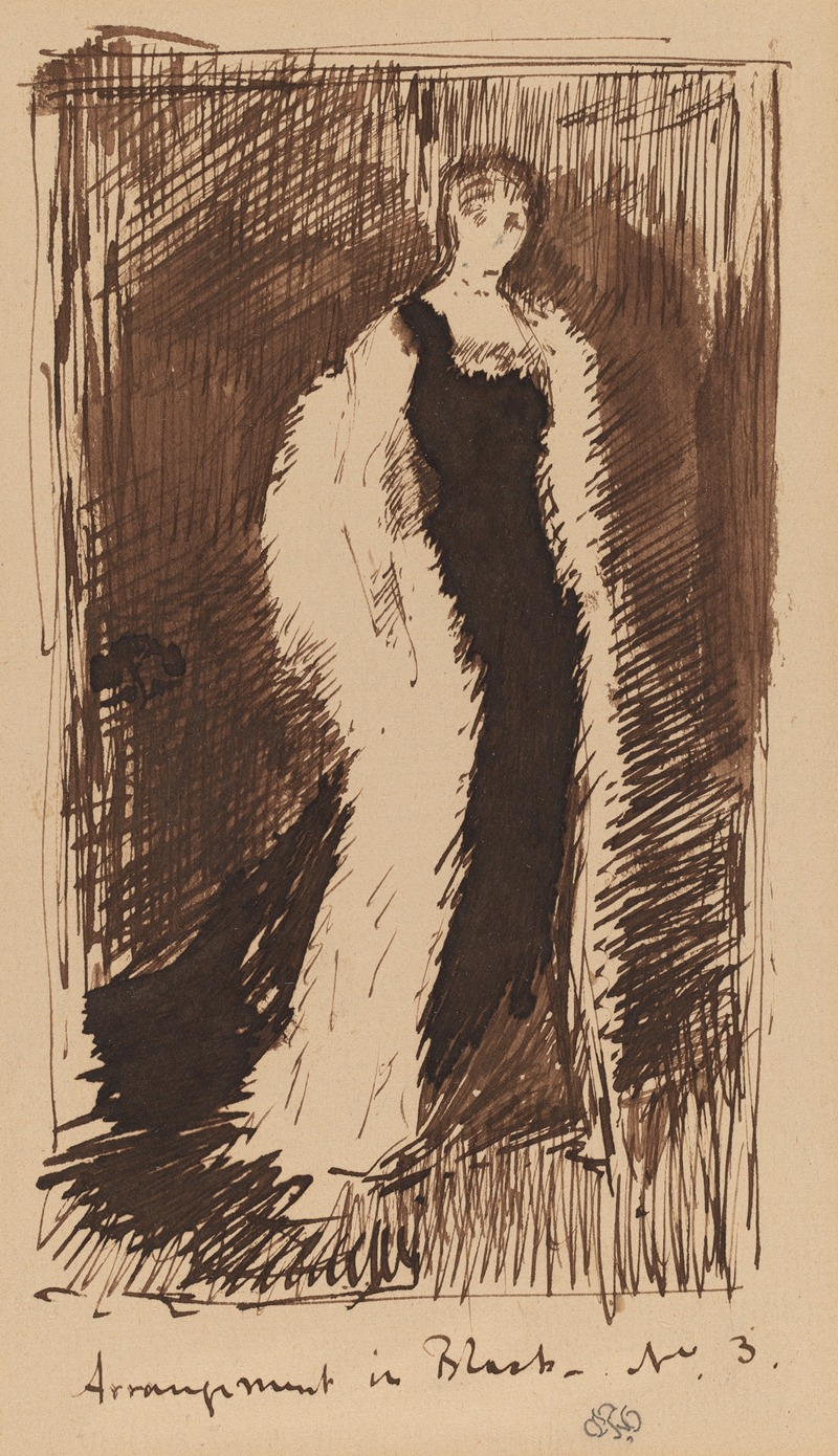 Arrangement in Black – No.3 by Джеймс Абботт МаКнилл Уистлер, 1881 — digital art print download