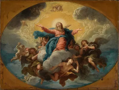 Himmelfahrt Maria by Louis de Boullogne — digital art print download