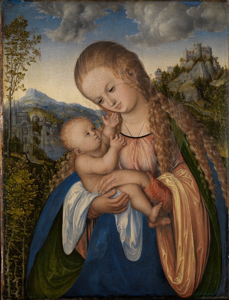 Maria mit dem Kinde by Лука Кранах Старший, 1518 — digital art print download