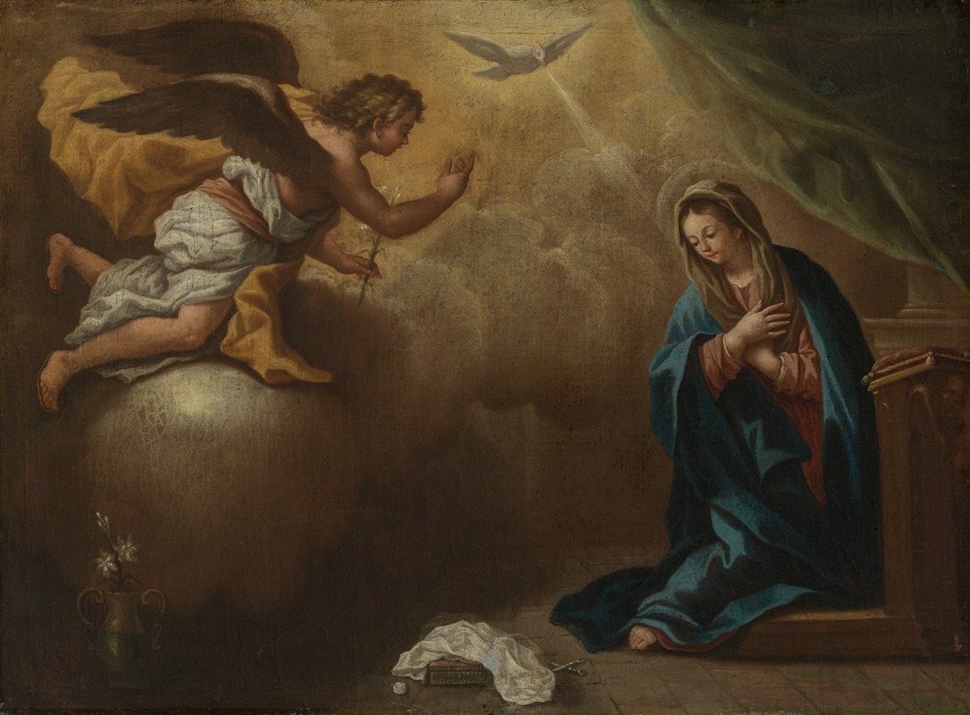 Verkündigung an Maria by Paolo de Matteis — digital art print download