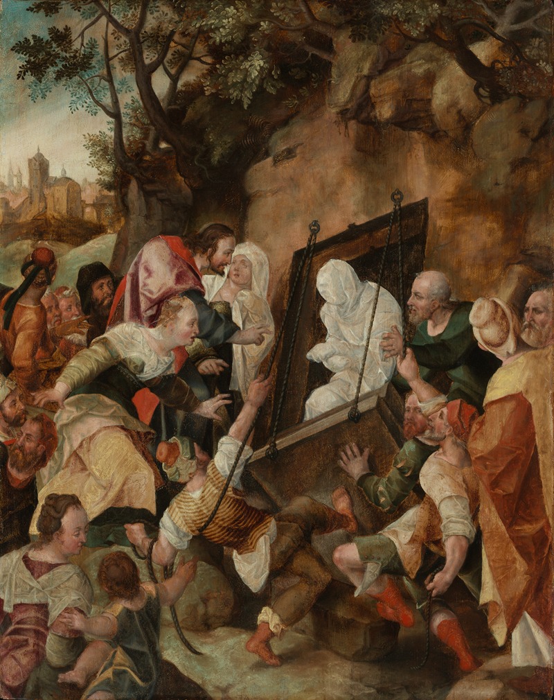 Auferweckung des Lazarus by Вендель Диттерлин, 1587 — digital art print download
