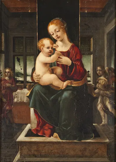 Madonna and Child by Francesco Napoletano — digital art print download