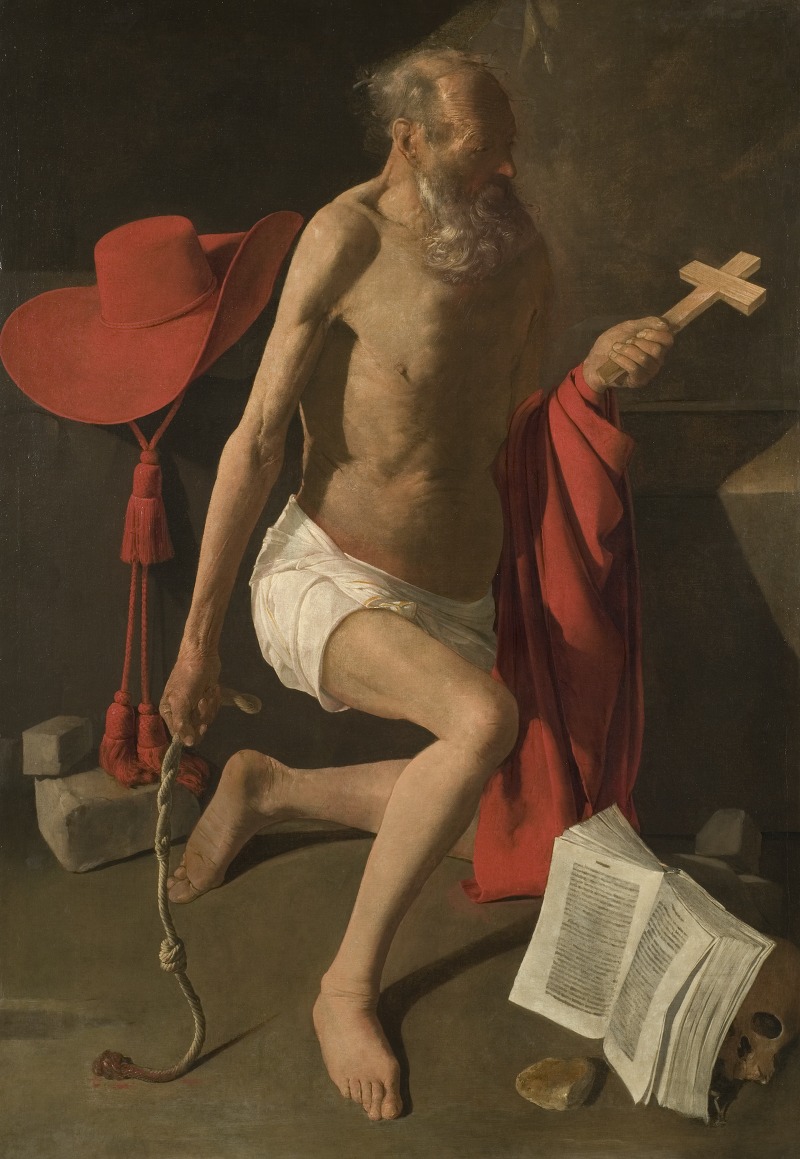 The Penitent St Jerome by Georges de La Tour — digital art print download