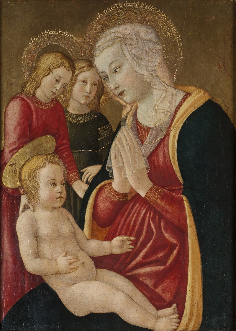 Madonna and Child by Master of the Nativity of Castello — digital art print download