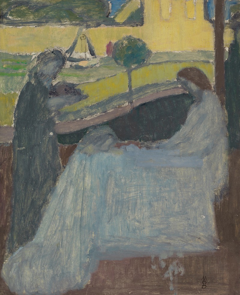 Marthe et Marie (première pensée) by Морис Дени — digital art print download