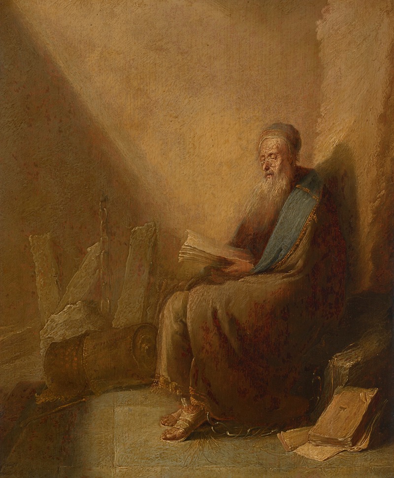 Saint Paul imprisoned at Philippi by Леонар Брамер — digital art print download