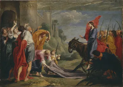 The Entry into Jerusalem by Виллем ван Херп — digital art print download