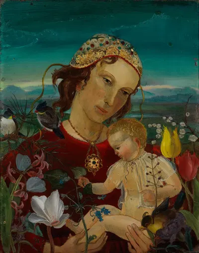 Maria mit dem Kinde by Gertrud Stamm-Hagemann — digital art print download