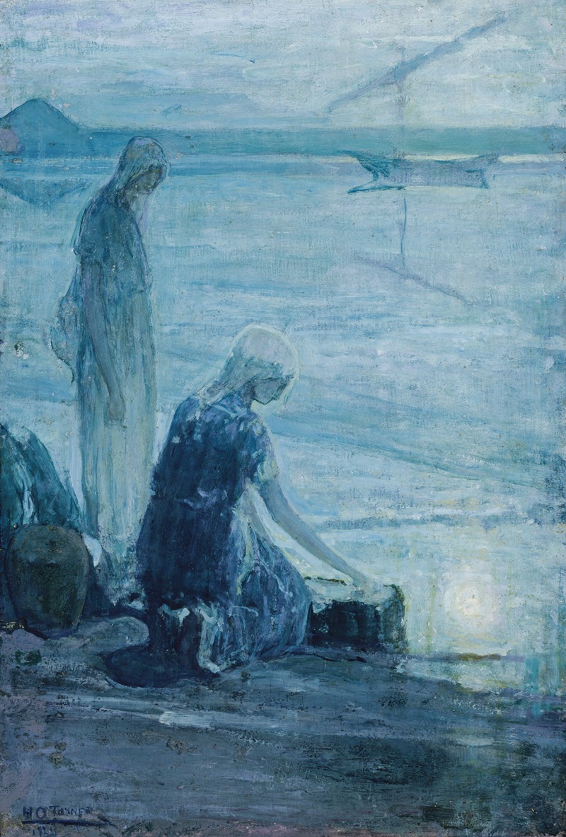 Moses in the Bullrushes — Генри Оссава Таннер