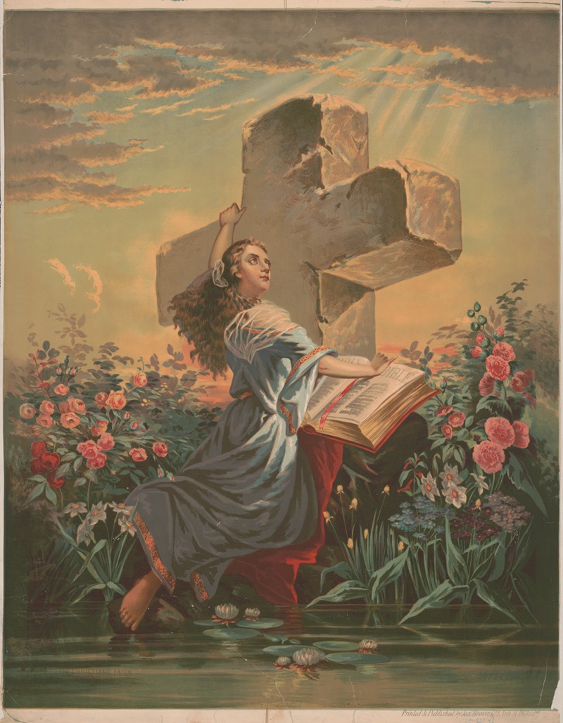 The Christians, faith by Жозеф Хувер, 1880 — digital art print download
