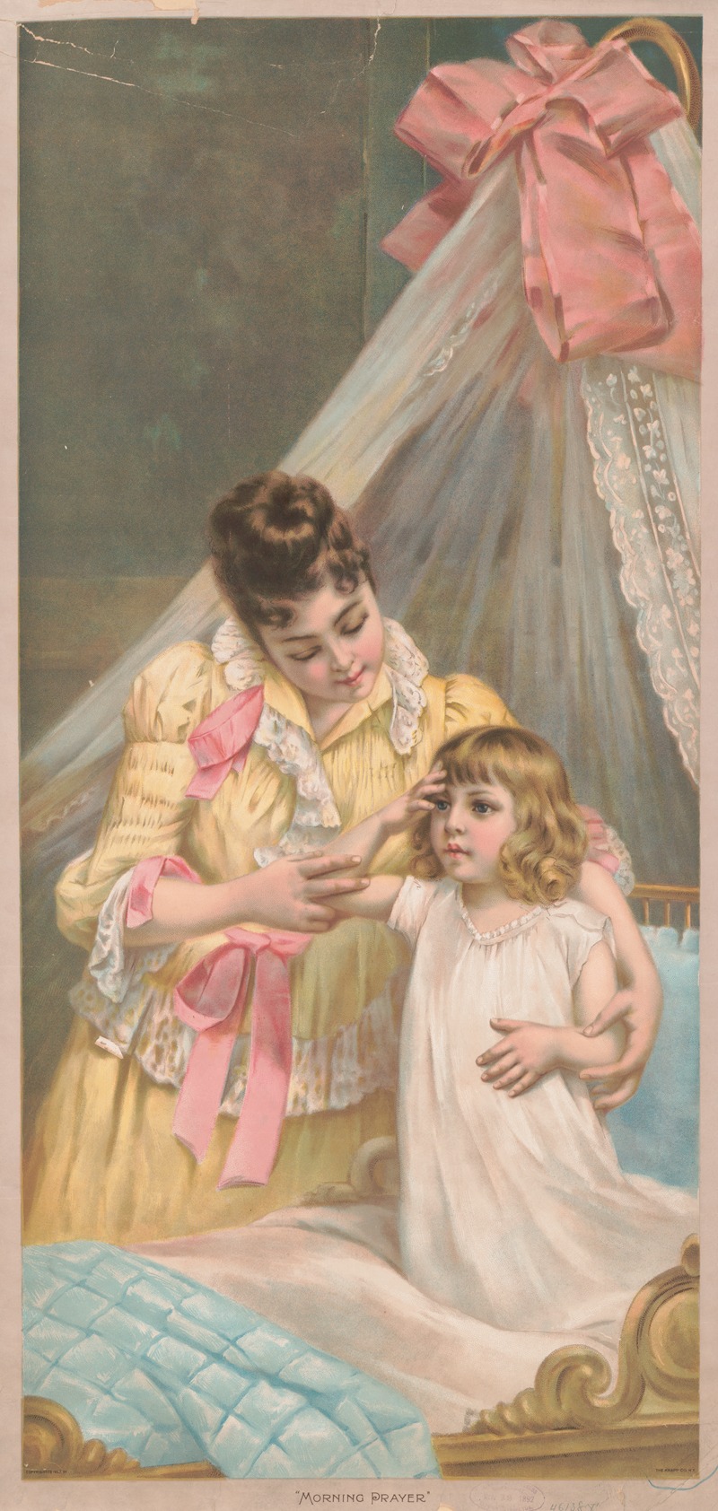 Morning prayer by Кнапп и Ко, 1892 — digital art print download