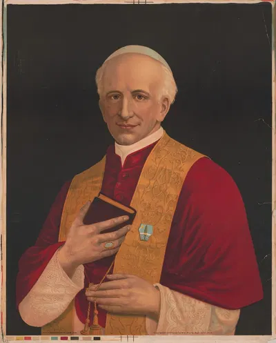 His holiness Pope Leo XIII by Уильям Брунс, 1878 — digital art print download