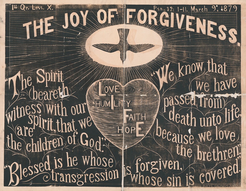 The joy of forgiveness — A. Ditta