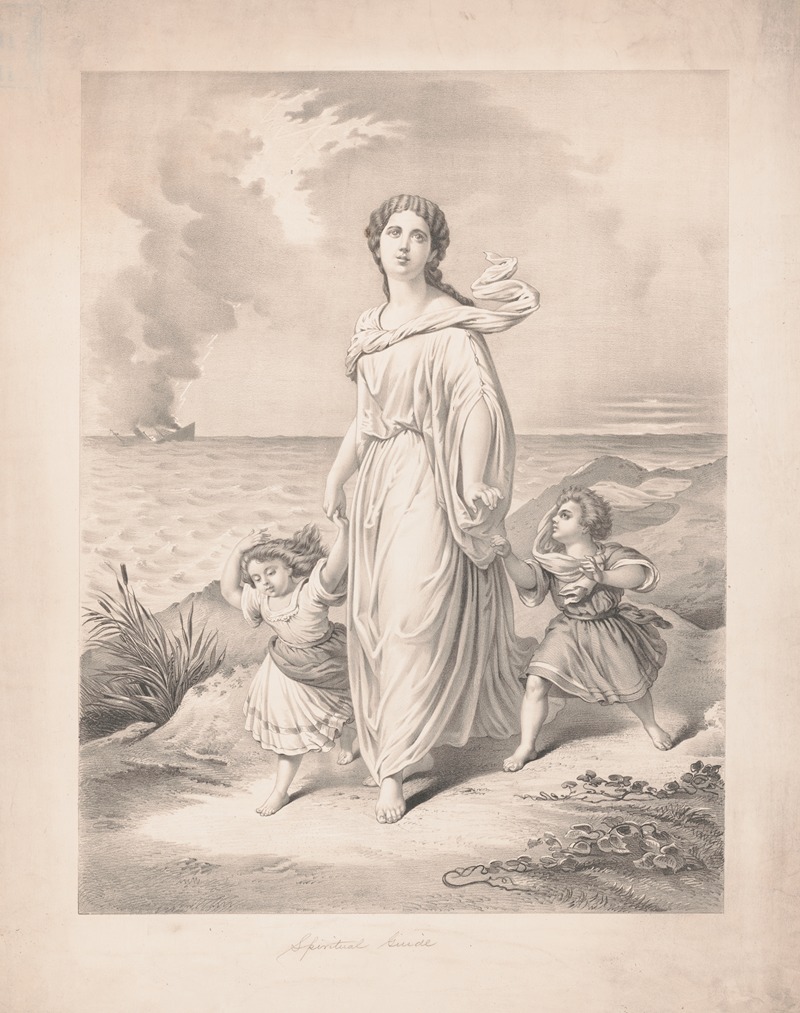 Spiritual guide by Anonymous, 1890 — digital art print download