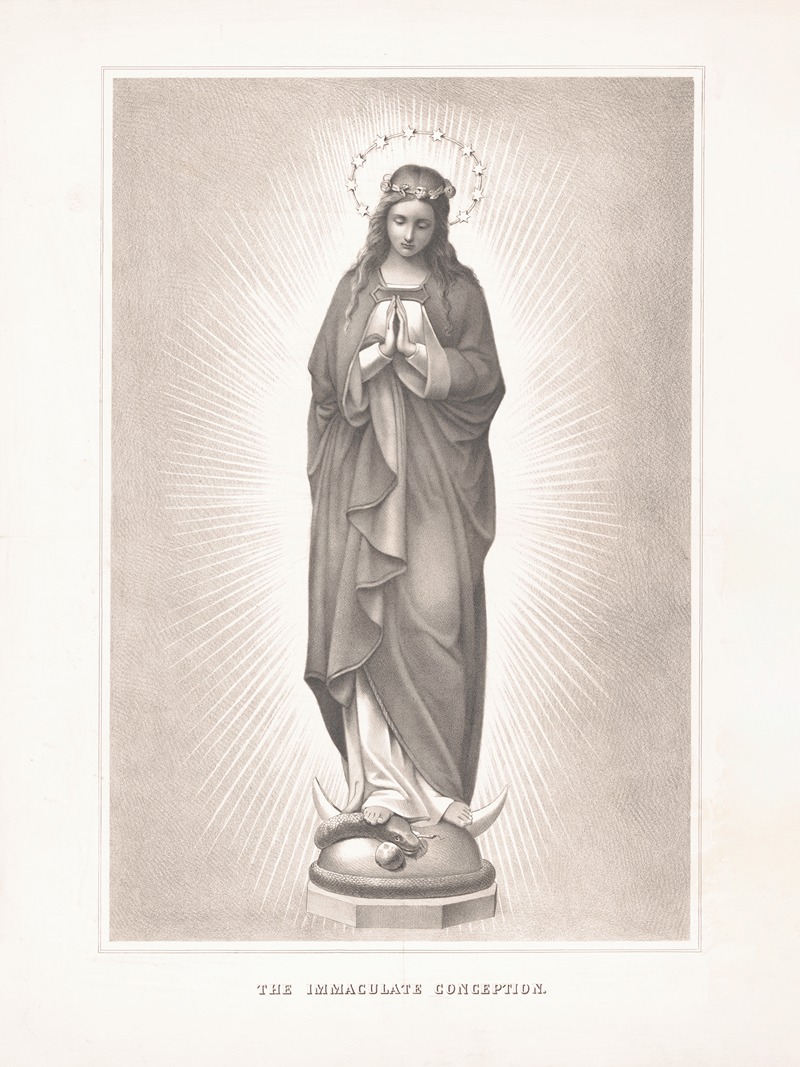 The immaculate conception by Аноним, 1883 — digital art print download