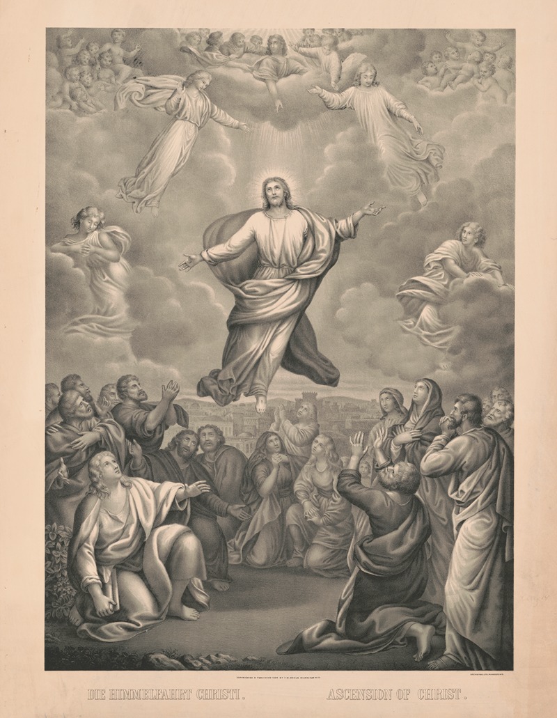 Ascension of Christ — Beck & Pauli Lith.