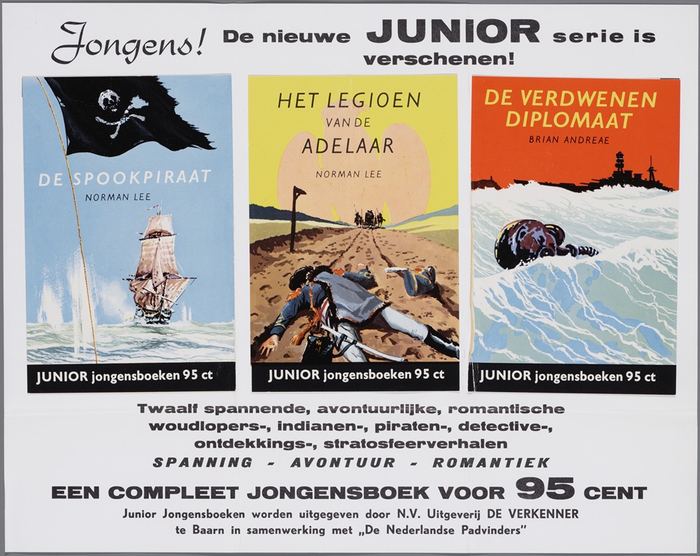 Jongens! De nieuwe junior serie is verschenen! — N.V. Uitgeverij De Verkenner