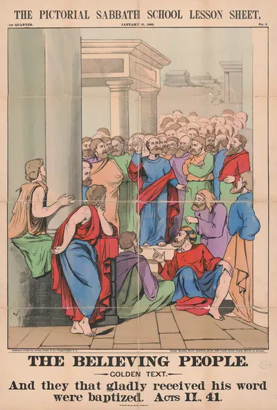 The believing people by Jewett Potter & Co., 1888 — digital art print download