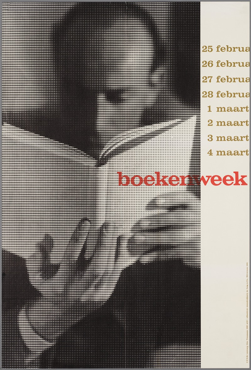 Boekenweek by Otto Treumann, 1961 — digital art print download