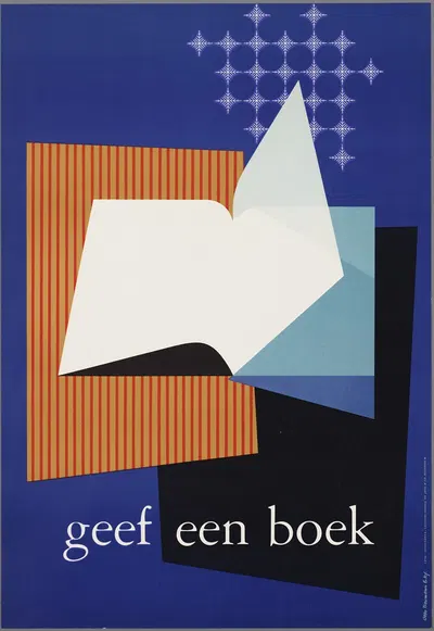 geef een boek by Otto Treumann, 1957 — digital art print download