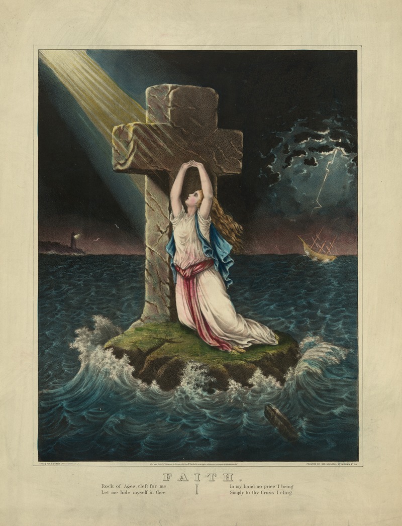 Faith by Henry Jerome Stile, 1871 — digital art print download