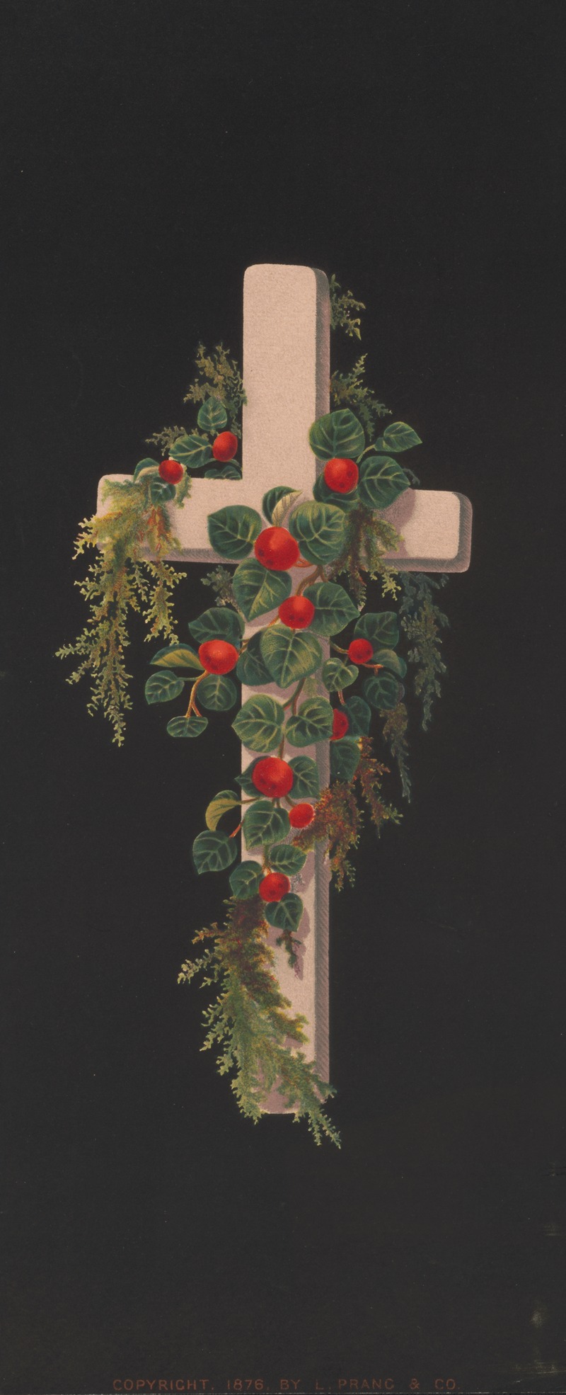 No. 43, Prang's crosses in mats by Луи Пранг и Ко, 1876 — digital art print download
