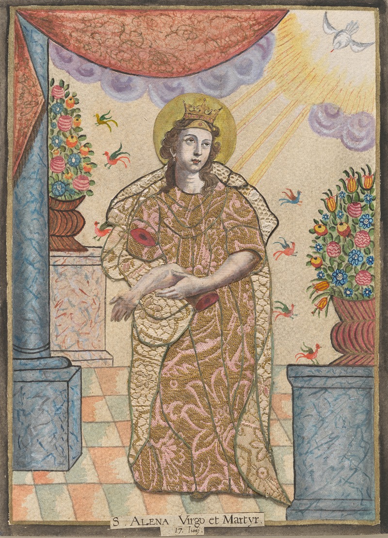 Saint Alena by Аноним — digital art print download