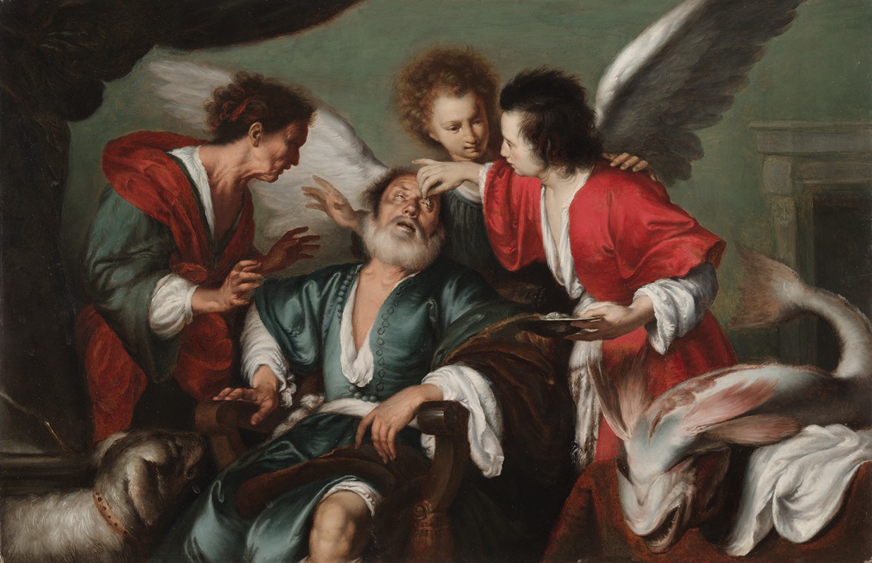 The Healing of Tobit — Bernardo Strozzi