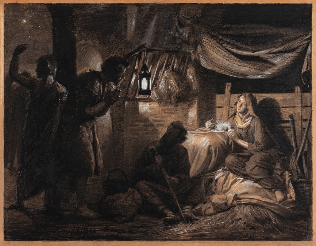 Adoration of the Shepherds — Carl Bloch