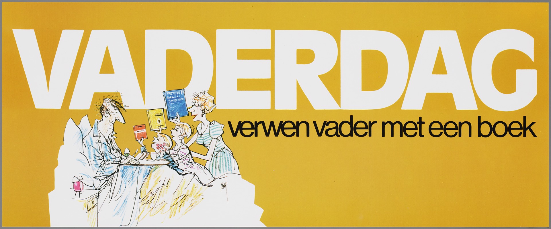 Vaderdag ; verwen vader met een boek — Peter van Straaten