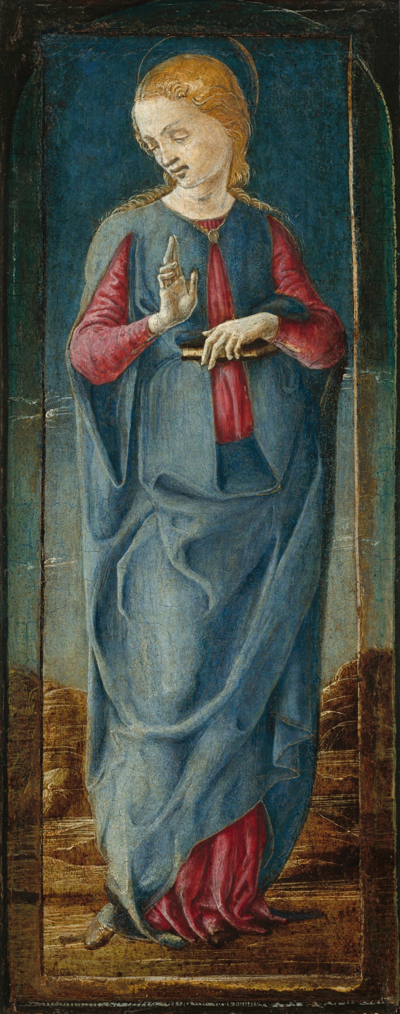 The Virgin Annunciate by Косме Тура, c. 1470 — digital art print download