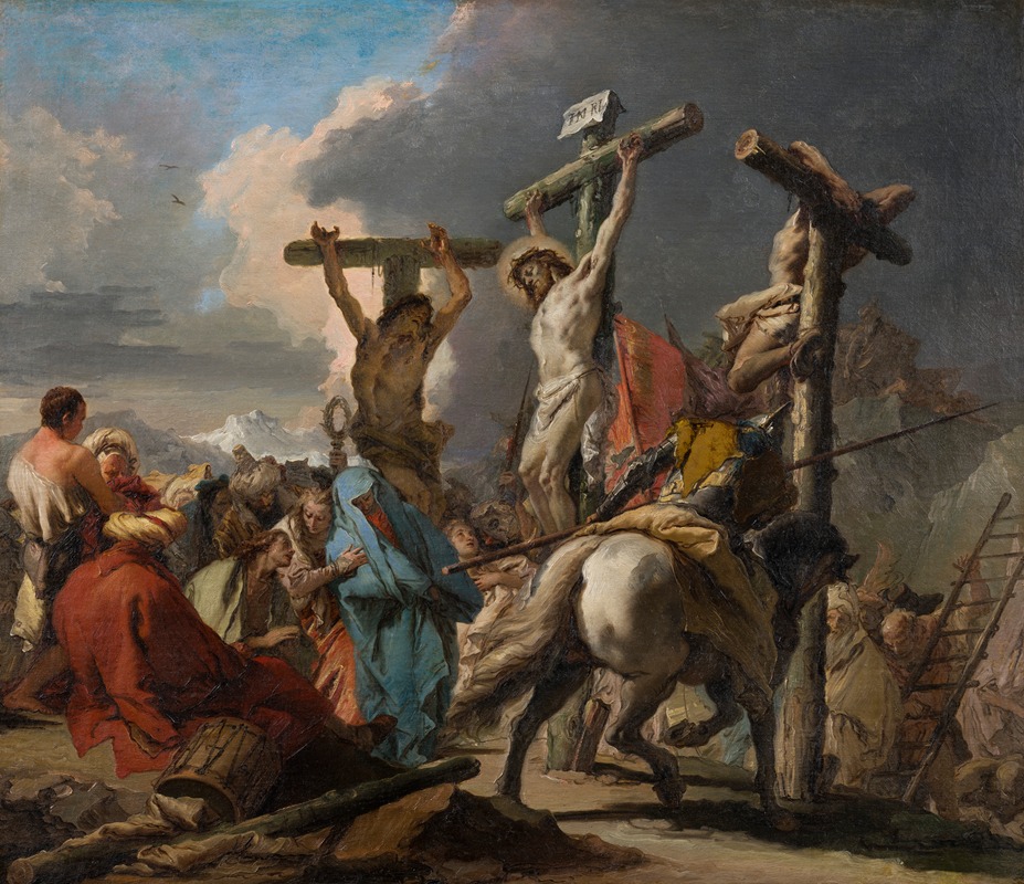The Crucifixion by Giambattista Tiepolo — digital art print download