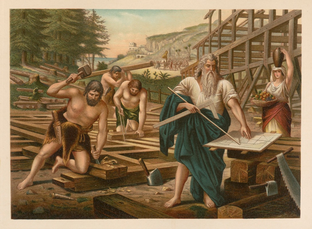 Building of the ark — Jan Ladislaw Sýkora