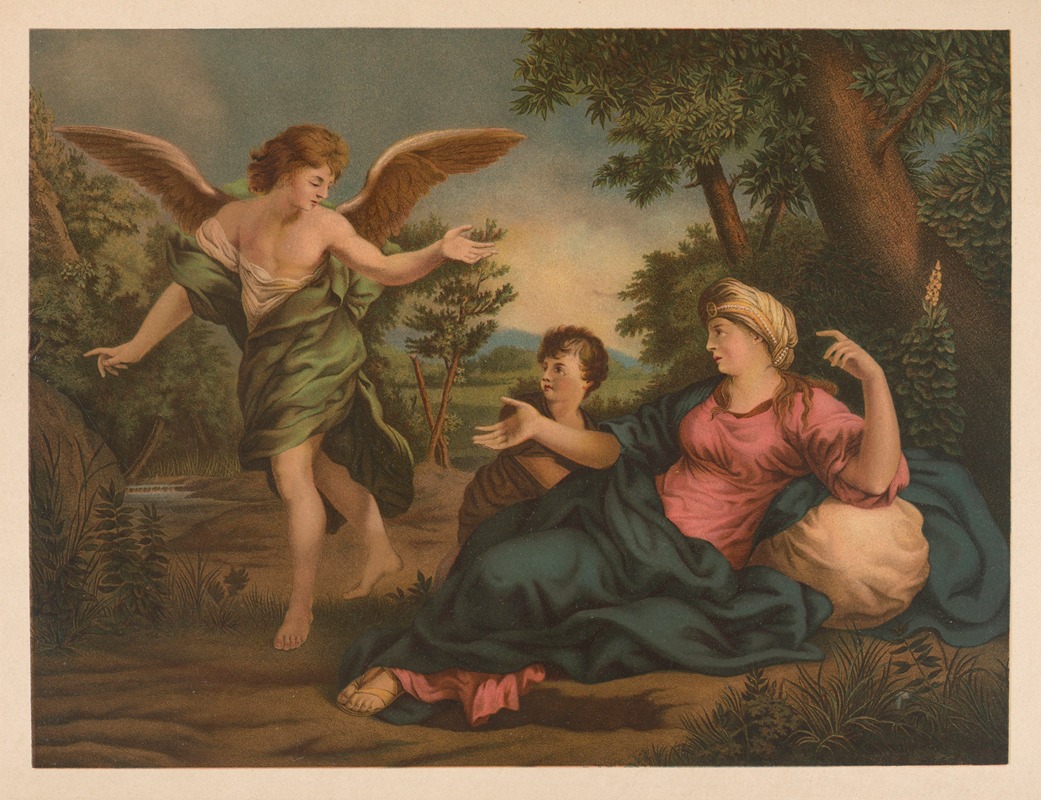 Hagar and Ishmael in the wilderness — Jan Ladislaw Sýkora
